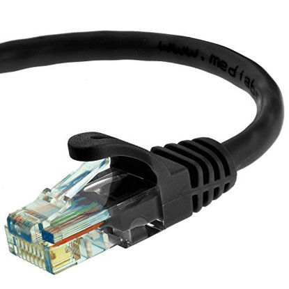 Picture of Mediabridge Ethernet Cable (3 Feet) - Supports Cat6 / Cat5e / Cat5 Standards, 550MHz, 10Gbps - RJ45 Computer Networking Cord (Part# 31-699-03B)