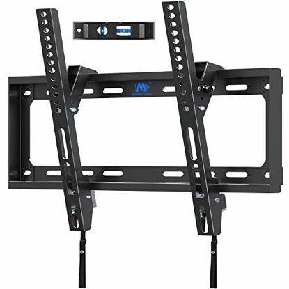Picture of Mounting Dream TV Wall Mounts Tilting Bracket for 26-55 Inch LED, LCD TVs up to VESA 400 x 400mm and 88 LBS Loading Capacity, TV Mount with Unique Strap Design for Easily Lock and Release MD2268-MK