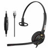 Picture of Arama Cisco Headset with Noise Canceling Microphone Mute Switch Telephone Headset for Cisco IP Phones: 6941, 7841, 7861, 7941, 7942, 7945, 7960, 7961, 7962, 7965, 8845, 8945,M12 M22 etc