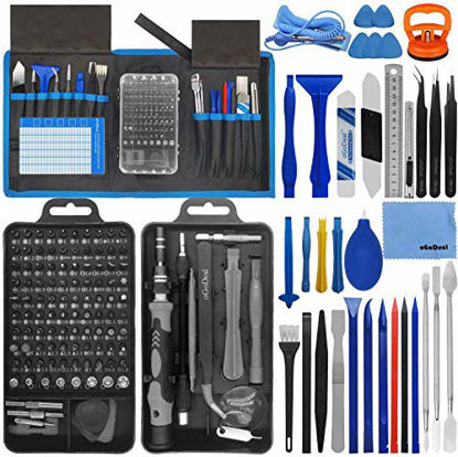 Picture of oGoDeal 155 in 1 Precision Screwdriver Set Professional Electronic Repair Tool Kit for Computer, Eyeglasses, iPhone, Laptop, PC, Tablet,PS3,PS4,Xbox,Macbook,Camera,Watch,Toy,Jewelers,Drone Black
