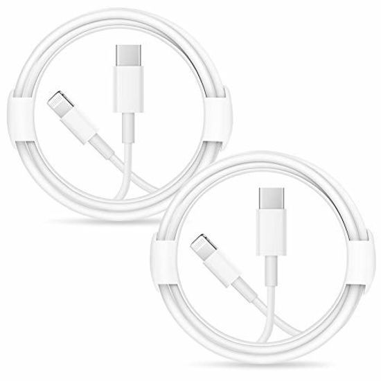 Picture of iPhone Fast Charger CableApple MFi Certified2-Pack USB-C to Lightning Fast Charging Cable(6.6Ft) Compatible with iPhone 12/12 Mini/12 Pro/12 Pro Max/11/11 Pro/11 Pro Max/Xs Max/XR/X, iPad and More