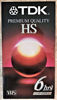Picture of TDK T120HS High Standard VHS Video Tape (Discontinued by Manufacturer)