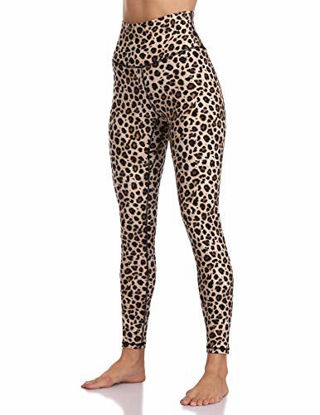 Picture of Colorfulkoala Women's High Waisted Pattern Leggings Full-Length Yoga Pants (M, Leopard)