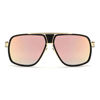 Picture of AEVOGUE Sunglasses For Men Goggle Alloy Frame Brand Designer AE0336 (Gold&Red, 62)