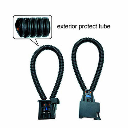 Picture of SICSTOCK2PCS Most Fiber Optic Loop Bypass Male and Female Adapter for Benz Audi Mercedes BMW VW Porsche