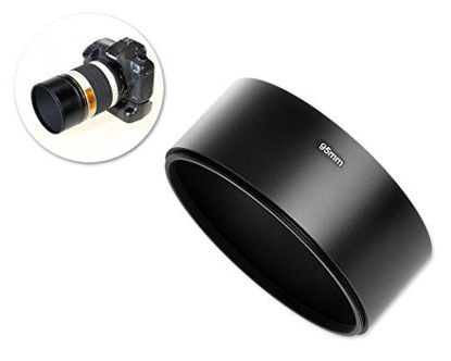 Picture of Ace Select 39mm x 95mm Screw in Metal Lens Hood for Mirror Tele Reflex Camera Lens with 95mm Filter Thread