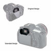 Picture of 2 Types Eyecup Eyepiece Eyeshade for Canon T7i T6s T6i T5i T4i T3i T2i T1i XSi SL3 SL2 SL1 T7 T6 T5 T3 XS 3000D Viewfinder Replaces Canon Ef Eye Cup -2 Packs