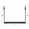 Picture of Superbat BNC Cable 3G/HD SDI Cable(1M/3.28ft 75) Coil Cable BNC to BNC Extension Coaxial Cable for Cameras and Video EquipmentSupports HD-SDI/3G-SDI/4K/8KSDI Video Cable (Black,1Pcs)