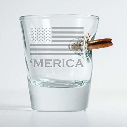 Picture of BenShot Original Bullet Shot Glass with 'merica