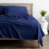Picture of Bare Home Flannel Sheet Set 100% Cotton, Velvety Soft Heavyweight - Double Brushed Flannel - Deep Pocket (Split King, Dark Blue)