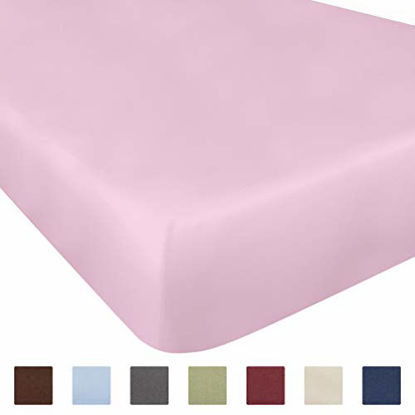 Picture of Twin XL Size Fitted Sheet - Single Fitted Sheet XL Twin - Fitted Sheet Only - Fitted Sheet Deep Pocket - Fitted Sheet for Twin XL Mattress - Softer Than Egyptian Cotton - 1 Fitted Twin XL Sheet Only