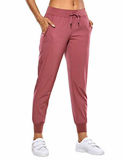 GetUSCart- CRZ YOGA Women's Lightweight Joggers Pants with Pockets