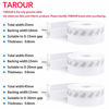 Picture of Weather Stripping, Silicone Door Seal Strip Door, Window, 16 Feet Long, White (Width 45mm)