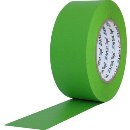 Picture of ProTapes Artist Tape Flatback Printable Paper Board or Console Tape, 60 yds Length x 1" Width, Green (Pack of 36)