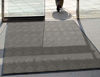 Picture of WaterHog Diamond | Commercial-Grade Entrance Mat with Rubber Border - Indoor/Outdoor, Quick Drying, Stain Resistant Door Mat (Medium Grey, 3' x 10')