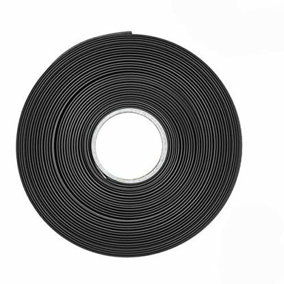 Picture of 82 Ft XHF 2 Inch (50mm) 3:1 Waterproof Heat Shrink Tubing Marine Grade Wire Cable Adhesive Lined Tube Insulation Seal Against Moisture Corrosion and Air Leakage Black
