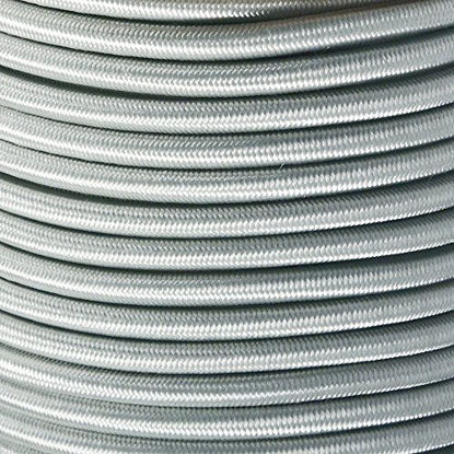 Picture of PARACORD PLANET Elastic Bungee Nylon Shock Cord 2.5mm 1/32", 1/16", 3/16", 5/16", 1/8, 3/8", 5/8", 1/4", 1/2 inch Crafting Stretch String 10 25 50 & 100 Foot Lengths Made in USA