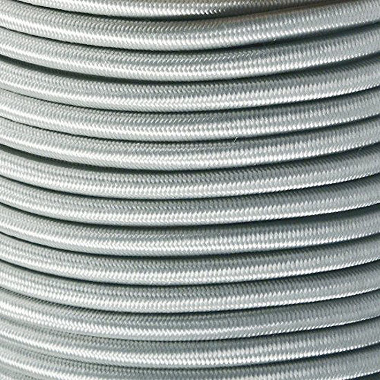 Picture of PARACORD PLANET Elastic Bungee Nylon Shock Cord 2.5mm 1/32", 1/16", 3/16", 5/16", 1/8, 3/8", 5/8", 1/4", 1/2 inch Crafting Stretch String 10 25 50 & 100 Foot Lengths Made in USA