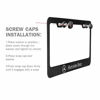 Picture of Interesting car 2pack Black License Plate Frame for Mercedes Benz,Applicable to US Standard Mercedes tag License Frame