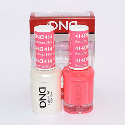 Picture of DNDDuo Gel (Gel & Matching Polish ) Spring Set 414 Summer Hot Pink