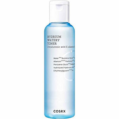 Picture of COSRX Hydrium Watery Toner, 150ml / 5.07 fl.oz | Hyaluronic Acid Moisture Toner | Korean Skin Care, Cruelty Free, Paraben Free