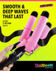Picture of Babe Waves Jumbo Hair Curling Wand | Triple Barrel Waving Iron | Trademark Beauty Dual Voltage Hair Waver with 32mm Barrels