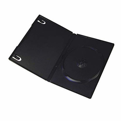 Picture of Progo 50 Pack Standard Black Single DVD Cases 14MM