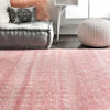 Picture of nuLOOM Moroccan Blythe Area Rug, 4' x 6' Oval, Pink