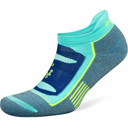 Picture of Balega Blister Resist No Show Socks For Men and Women (1 Pair), Ethereal Blue/Light Aqua, Small