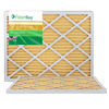 Picture of FilterBuy 25x29x1 MERV 11 Pleated AC Furnace Air Filter, (Pack of 2 Filters), 25x29x1 - Gold