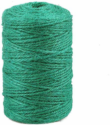 Picture of Christmas Green Twine,Green String,Green Jute Twine,328 Feet Jute Gift Twine Arts Crafts Twine Durable Packing String