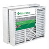Picture of FilterBuy 20x23x5 Carrier Bryant FILCCFNC0024, FILXXFNC0024, FILXXFNC0124 Compatible Pleated AC Furnace Air Filters (MERV 8, AFB Silver). 2 Pack.