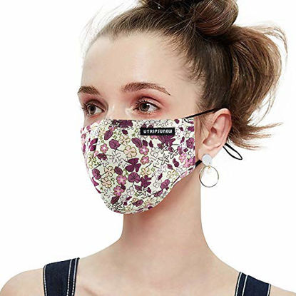 Picture of Anti Pollution Dust Mask Washable and Reusable PM2.5 Cotton Face Mouth Mask Protection from Pollen Allergy Safety Mask