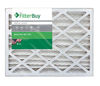 Picture of FilterBuy 12.5x21x4 MERV 8 Pleated AC Furnace Air Filter, (Pack of 4 Filters), 12.5x21x4 - Silver