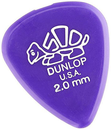 Picture of Dunlop 41R2.0 Delrin, Purple, 2.0mm, 72/Bag