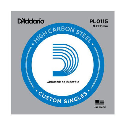 Picture of D'Addario PL0115 Plain Steel Guitar Single String, .0115