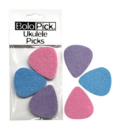 Picture of BoloPick Felt Picks for Ukulele 6 Pack (katy)