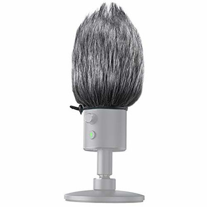 Picture of Razer Seiren X Furry Windscreen Muff, Mic Pop Filter/Wind Cover Shield for Razer Seiren X Microphone by YOUSHARES