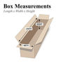 Picture of Partners Brand P1244 Long Corrugated Boxes, 12"L x 4"W x 4"H, Kraft (Pack of 25)