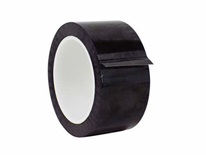 Picture of WOD MPFT2 Black Metalized Polyester Mylar Film Tape with Acrylic Adhesive, 6 inch x 72 yds. Vibrant Mirror Like Finish, Decor Tape for Detailing Accent Wall, Graphic Arts, Car and Boat Trim
