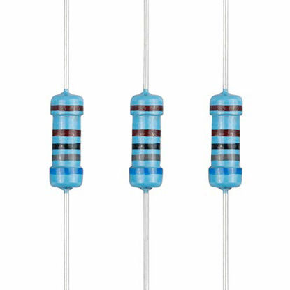 Picture of EDGELEC 100pcs 6.8K ohm Resistor 1/2w (0.5Watt) ±1% Tolerance Metal Film Fixed Resistor, Multiple Values of Resistance Optional