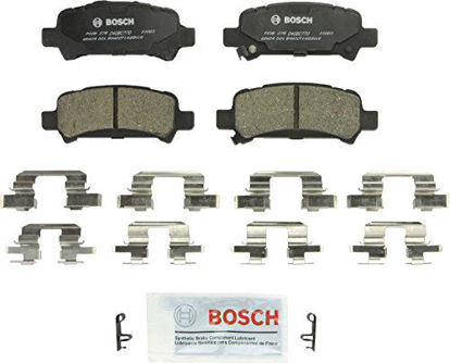Picture of Bosch BC770 QuietCast Premium Ceramic Disc Brake Pad Set For Subaru: 2003-2006 Baja, 1998-2003 Forester, 1999-2003 Impreza, 2000-2009 Legacy, 2000-2004 Outback; Rear