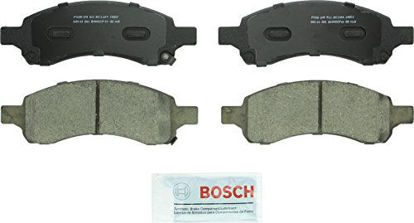 Picture of Bosch BC1169 QuietCast Premium Ceramic Disc Brake Pad Set For Select Buick Rainier; Chevrolet Colorado, Trailblazer; GMC Acadia, Canyon, Envoy; Isuzu Ascender; Saab 9-7x; Front