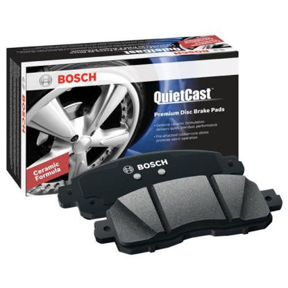 Picture of Bosch BC655 QuietCast Premium Ceramic Disc Brake Pad Set For Select Dodge Ram 2500/3500 Van; Ford E-250/350/350 Super Duty/E-450/E-450 Super Duty, Econoline, F-250, F-250 HD, F-350; Front
