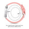 Picture of Speidel Scrub Watch for Medical Professionals with Light Pink Silicone Rubber Band, Easy to Read Dial, Red Second Hand, Military Time for Nurses, Doctors, Surgeons, EMT Workers, Students and More