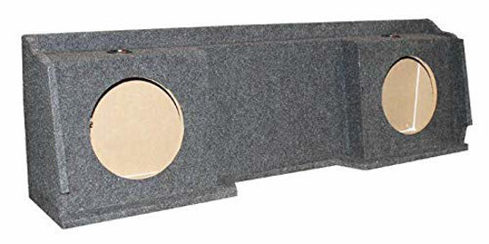 Picture of QPower GMC Chevy Silverado Ext Cab '99-06 Dual Underseat Two 12" Subwoofer Box