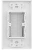 Picture of Fosmon 1-Gang Wall Plate (2 Pack), Brush Style Opening Passthrough Low Voltage Cable Plate in-Wall Installation for Speaker Wires, Coaxial Cables, HDMI Cables, or Network-Phone Cables