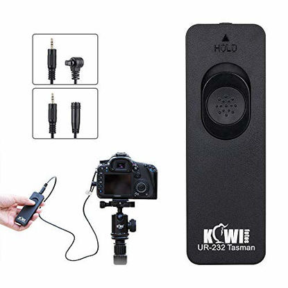 Picture of Shutter Release Remote Switch Replaces RS-80N3, Wired Remote Shutter Release for Canon EOS 5D Mark IV III II R5 5D 5DS R 6D Mark II 6D 7D Mark II 50D 40D 30D 1DS Mark III II 5DM4 5DM3 5DM2 and More