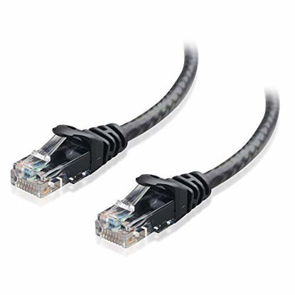 Picture of Cable Matters Snagless Long Cat6 Ethernet Cable (Cat6 Cable, Cat 6 Cable) in Black 75 ft