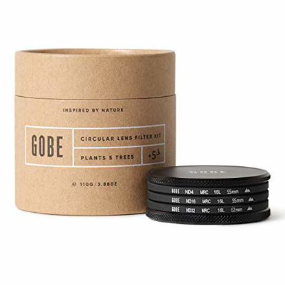 Picture of Gobe ND Filter Kit 55mm MRC 16-Layer: ND4, ND16, ND32